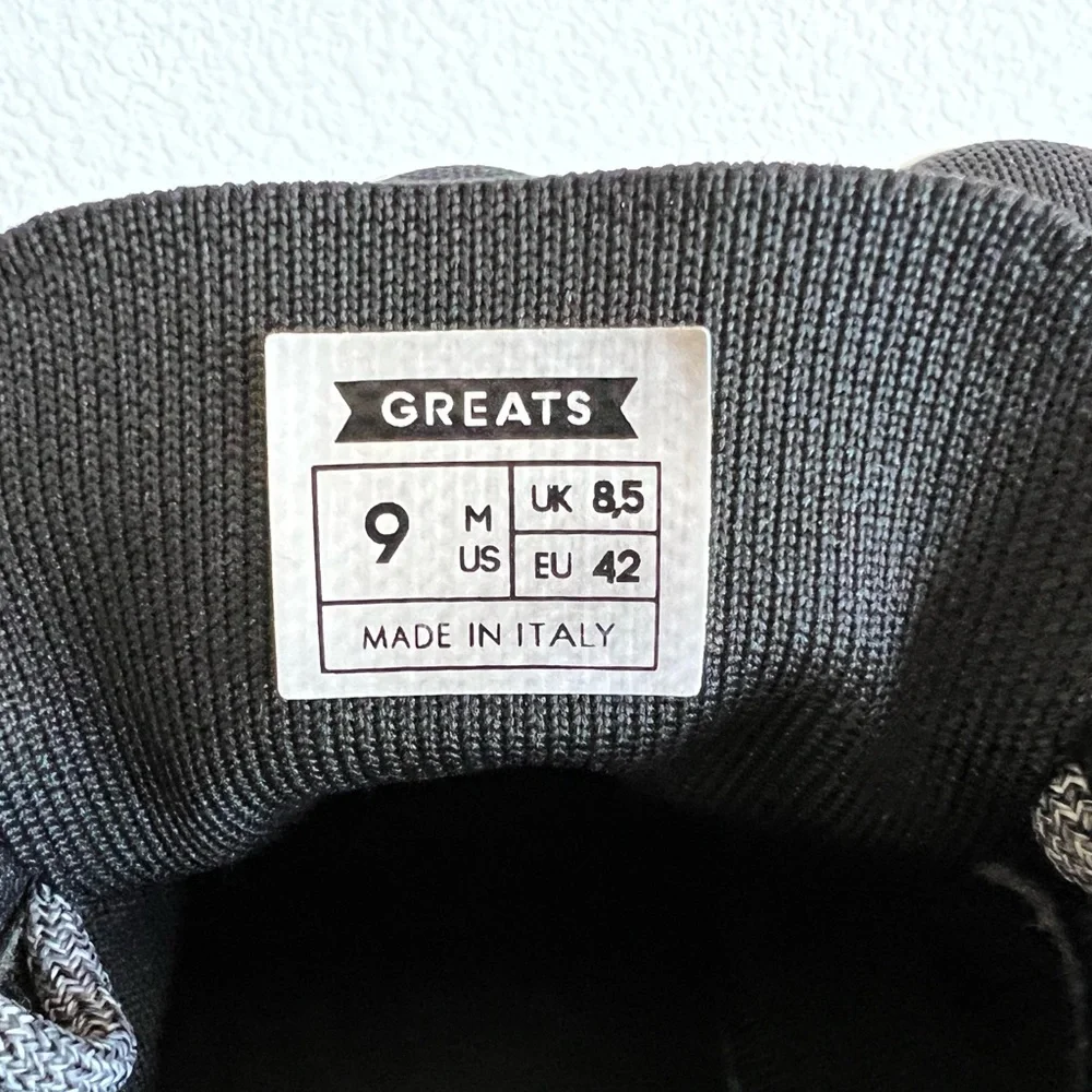 GREATS Sneakers made in Italy size 9 - Picture 6 of 7